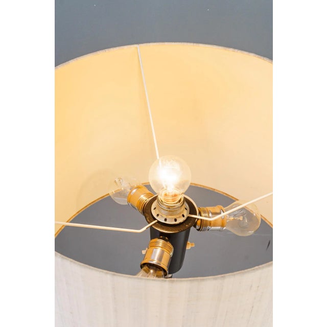 1950s Adjustable Floor Lamp with Fabric Shade by J. T. Kalmar, Vienna, 1950s For Sale - Image 5 of 16