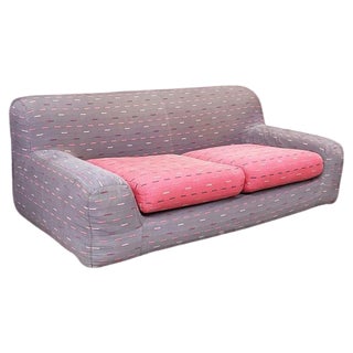 Mid-Century Italian Pink and Grey Giubba Sofa by Cuneo for Arflex, 1980s For Sale