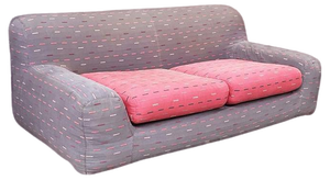 Mid-Century Italian Pink and Grey Giubba Sofa by Cuneo for Arflex, 1980s