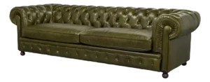 British Green Chesterfield Sofa