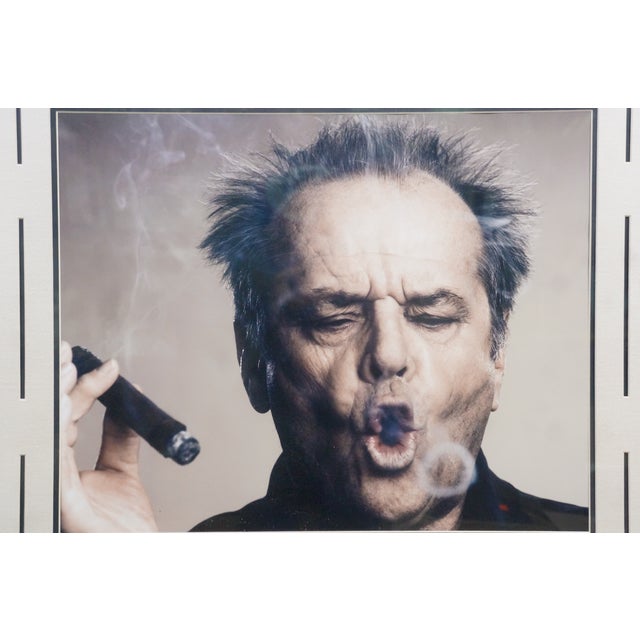 Late 20th Century Late 20th Century Jack Nicholson Signed Cigar Smoking Your Approval Isn't Needed Memorabilia 31" For Sale - Image 5 of 10