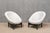 Oval White Leather Armchairs by Emiel Veranneman for de Sede, Switzerland, 1992, Set of 2 For Sale - Image 16 of 16