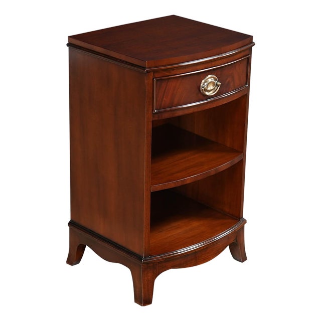 Mahogany One Drawer Night Stand For Sale