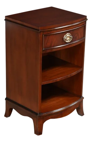 Mahogany One Drawer Night Stand