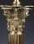 Metal Antique English Brass Corinthian Column Table Lamp, 1880 For Sale - Image 7 of 13