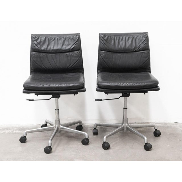 Aluminium Group by Charles & Ray Eames Chairs for ICF, Italy, 1970s, Set of 3 For Sale - Image 13 of 18