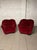 Red Velvet Armchairs, 1950s, Set of 2 For Sale - Image 14 of 18