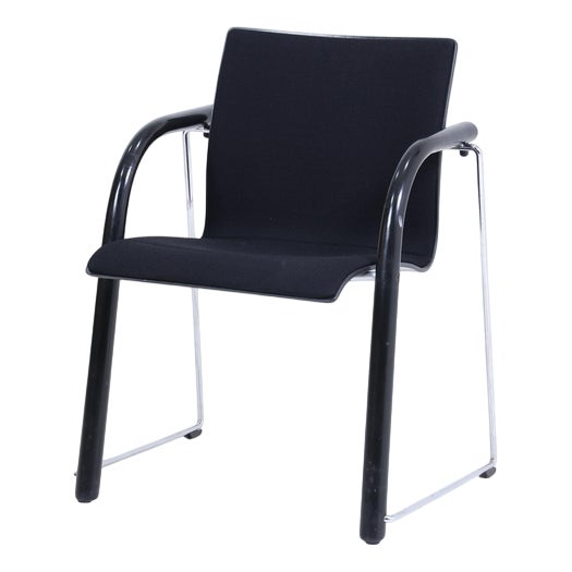 Vintage S320 Chair in Tubular Steel and Wood by Wulf Schneider and Ulrich Böhme for Thonet, 1980s For Sale