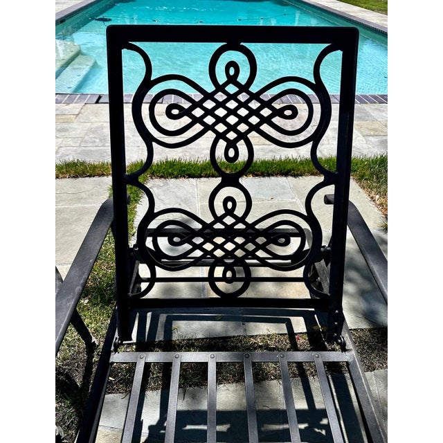Landgrave Cast Classics Chaise Lounge Chairs - Set of 2 For Sale - Image 4 of 9