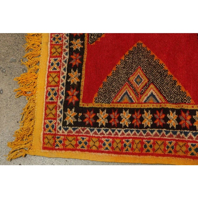 Vintage Tribal African Rug, Morocco 1960s For Sale - Image 4 of 10