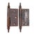 Pair of Antique 3.5 X 3.375 In. Left Cast Iron Lift Off Door Hinges For Sale - Image 4 of 4