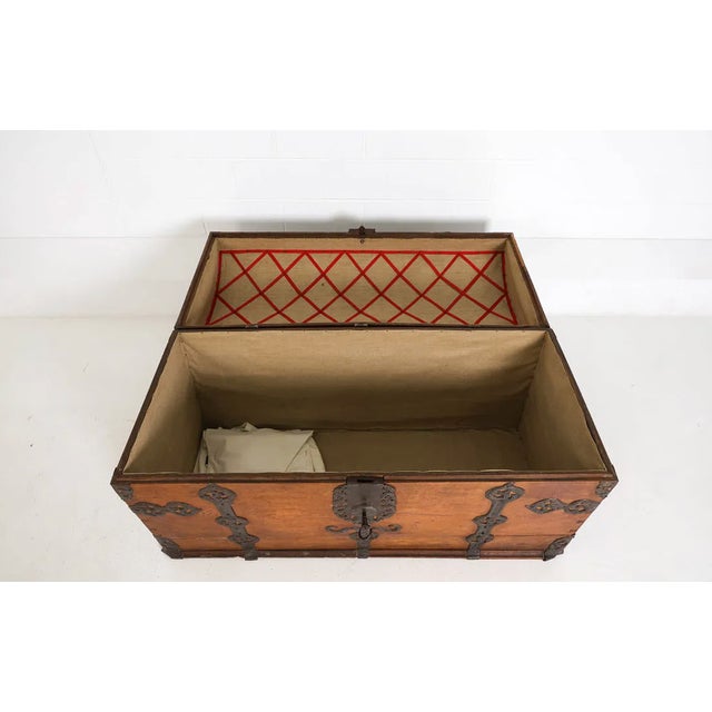 18th Century 18th-Century Baroque Dome-Top Coffer With Original Key | Denmark For Sale - Image 5 of 10