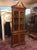 Vintage Corner Cabinet, Burl Walnut and Curly Maple Cabinet For Sale - Image 6 of 11