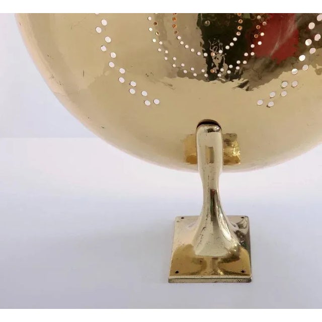 Brass Wall Lamp from a German Theatre, 1930s For Sale - Image 3 of 9
