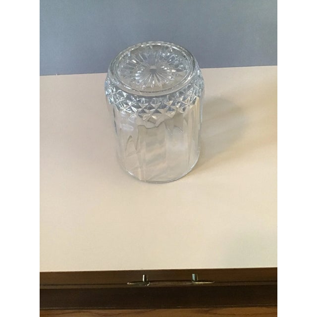 1980s Vintage Crystal Glass Liquor Decanter Set - 2 Pieces For Sale - Image 5 of 9