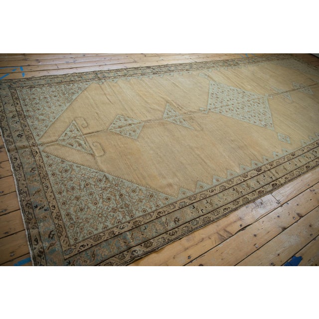 Antique Distressed Malayer Carpet - 6'11" X 16' For Sale In New York - Image 6 of 12