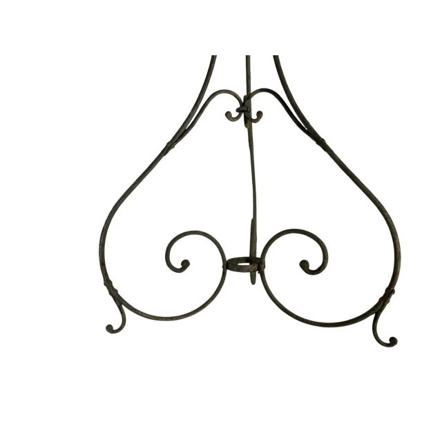 19th Century French Wrought Iron Stand for Witch Ball For Sale - Image 7 of 18