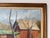 Wood 1970s Vintage Rural Autumn Landscape Oil on Canvas Painting – Wood Frame For Sale - Image 7 of 12