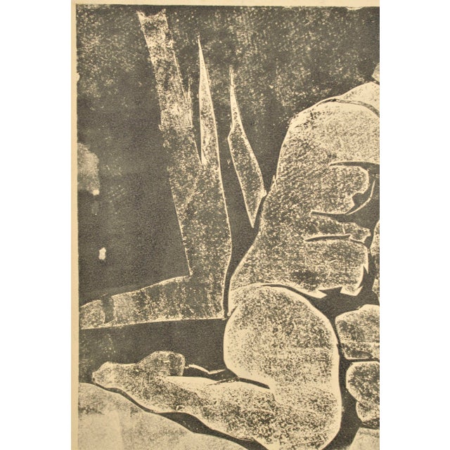 Albert Goltjakov, Nude Act, 1959, Linocut For Sale - Image 3 of 6