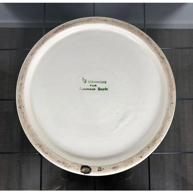 White Ceramic Vase Umbrella Stand by Tommaso Barbi for B Ceramiche, Italy, 1970s For Sale - Image 8 of 14