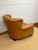 1990s Rare Ralph Lauren Prototype Writer’s Chair in Patinated Leather For Sale - Image 16 of 18