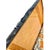 Vintage Black High-Gloss Lacquer Double-Caned Daybed With Custom Tiger Upholstery For Sale - Image 16 of 16
