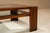 Wood Square Coffee Table from Giuseppe Rivadossi in Slavonian Oak, Italy, 1980s For Sale - Image 7 of 11