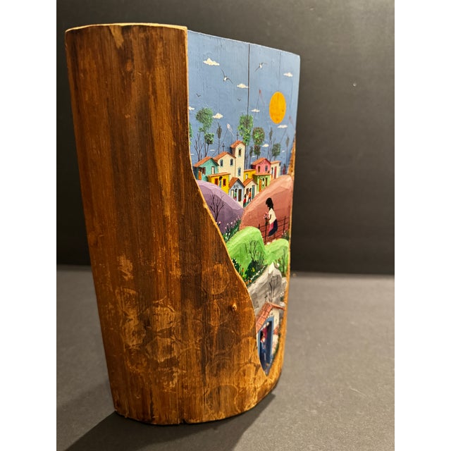A wonderfully distinctive work of Brazilian popular art by Geraldo Magela Barreiros, known as “Magela de Santa Branca.”...