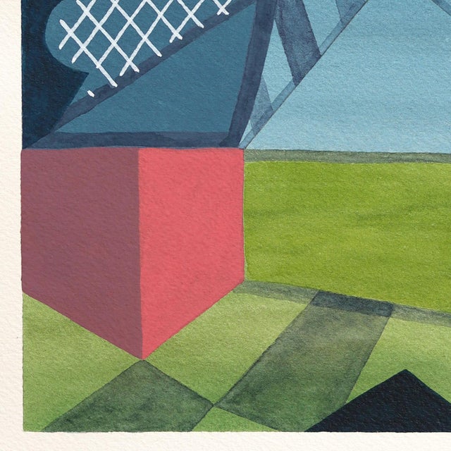 Untitled (Ppr443) - Colorful Surrealist Abstract Mixed Media Original Artwork by Max Manning For Sale In Los Angeles - Image 6 of 8