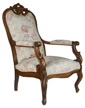 Antique Italian Walnut Armchair, 1880s