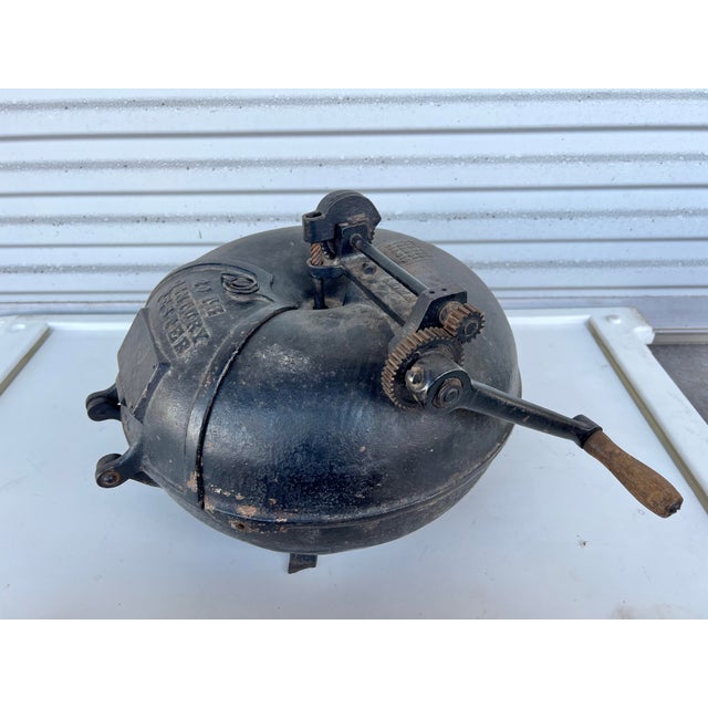 Early 20th Century Industrial Cast Iron Dairy Farm Milk Tester - Sculptural Artifact For Sale - Image 9 of 12