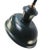 Mid-Century Modern Vintage Industrial French Green Enamel Cast Iron Wall Light For Sale - Image 3 of 5