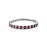 Red 13.54 Ct Natural Ruby & Diamond Tennis Bracelet For Sale - Image 8 of 8
