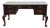 Hekman Furniture Solid Mahogany Traditional Chippendale Style 58" Writing Desk W. Tooled Leather Top For Sale