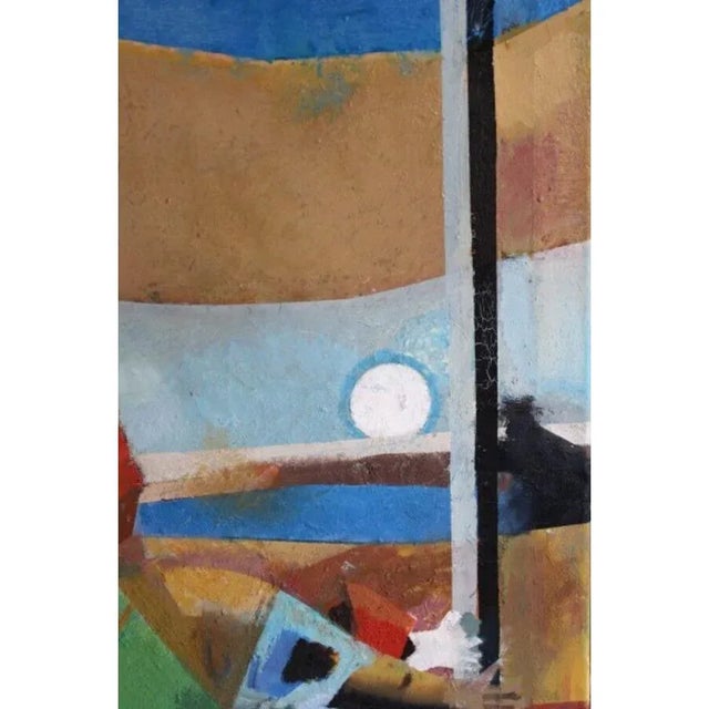 Victor Karnauh, A Dump, Oil on Canvas, 1990s, in Good conditions. Designed 1990 to 1999 This piece has an attribution...