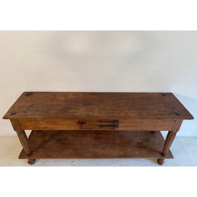 Rustic Spanish Console Table, 1950s For Sale - Image 9 of 18