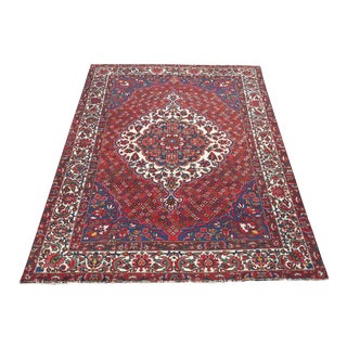 1980s Vintage Tabriz Style Handmade Wool Rug- 8′3″ × 11′10″ For Sale