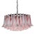 Murano Pink Petal Chandeliers, 1990s, Set of 2 For Sale