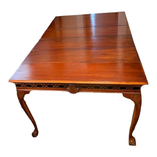 1920s Chippendale Style Dining Table Console Table For Sale