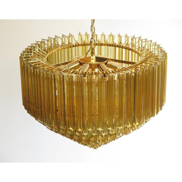 Quadriedri Murano Glass Chandeliers, Set of 2 For Sale - Image 10 of 18