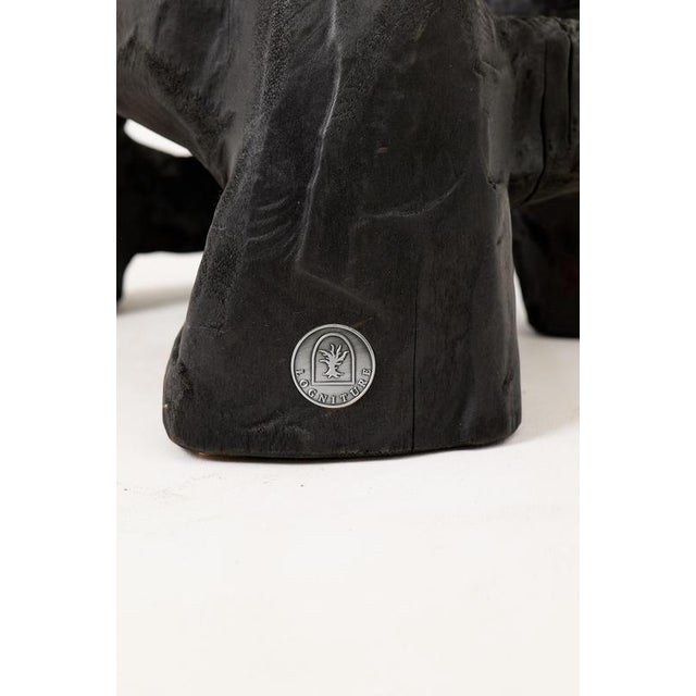 Sculptural Bar Chair in Wood by Logniture For Sale - Image 9 of 16