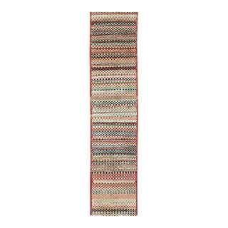 Galerie Shabab Collection Mid-20th Century Handmade Turkish Anatolian Art Deco Style Runner For Sale