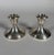 Pair of 925 silver candlesticks with weighted bases American work, early 20th century, circa 1900 Weight: 702 grams...