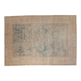 Vintage Distressed Tabriz Carpet - 6'10" x 10' For Sale