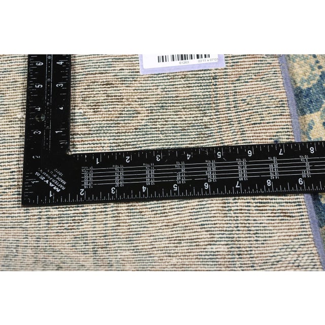 Antique-Worn Blue Persian Malayer Rug - 03'11 X 07'03 For Sale In Dallas - Image 6 of 10