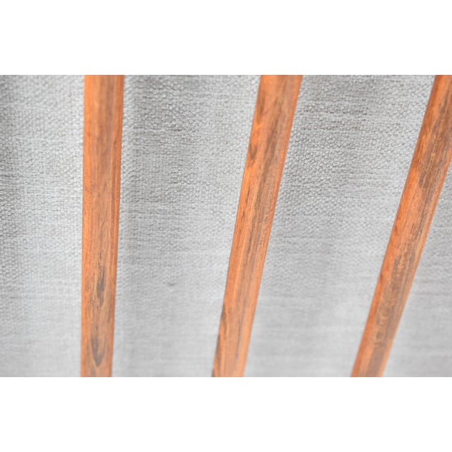 Scandinavian Beige Armchair in Teak Wood, 1960s For Sale - Image 15 of 18