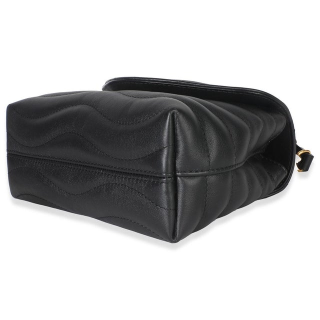 Animal Skin Black Calfskin New Wave Hold Me Top Handle Bag For Sale - Image 7 of 9