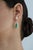 14k Yellow Gold 6.9ct Emerald & 3.24ct Diamond Art Deco Earrings- 2 Pieces For Sale - Image 4 of 14