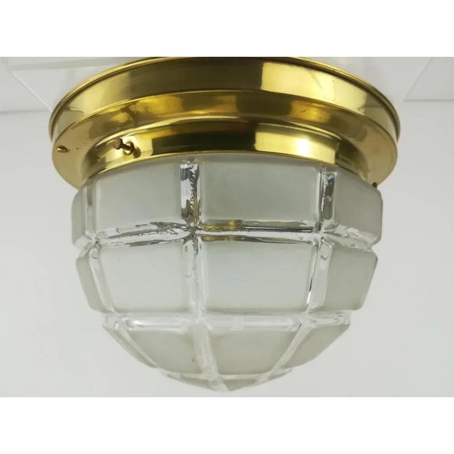 Contemporary Viennese Ceiling Lamp, 1930s For Sale - Image 3 of 8