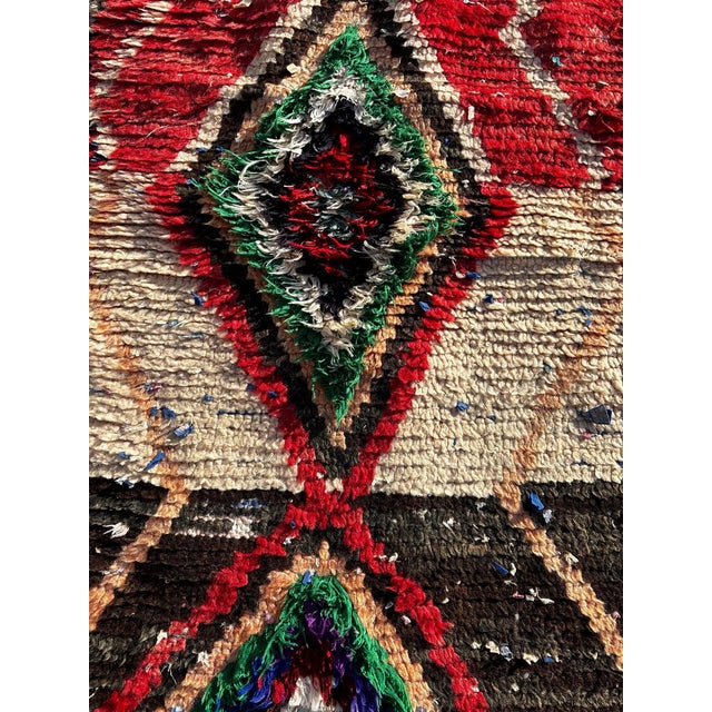 Moroccan Artist 1980s Moroccan Azilal Runner Rug For Sale - Image 4 of 6